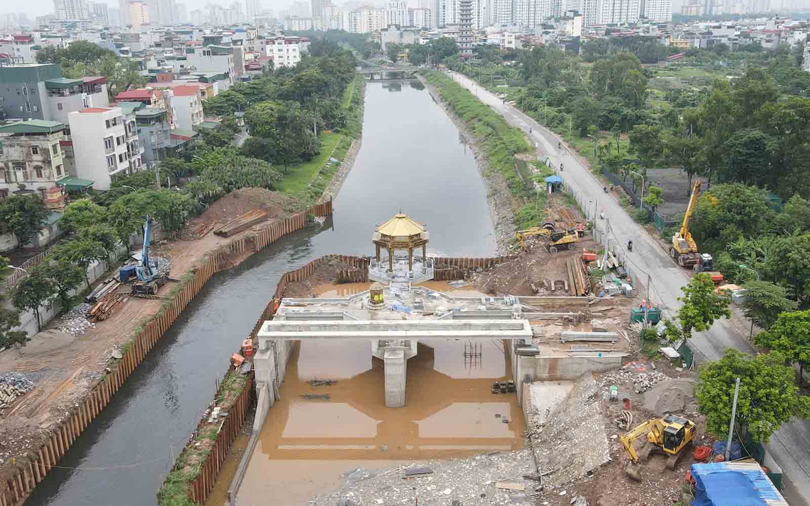 Hà Nội cải tạo, chỉnh trang hai bên sông Tô Lịch trước 30/8