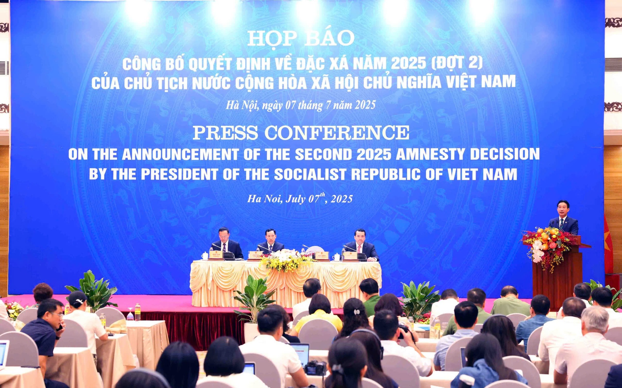 Công bố Quyết định về đặc xá năm 2025 của Chủ tịch nước dịp 80 năm Quốc khánh
