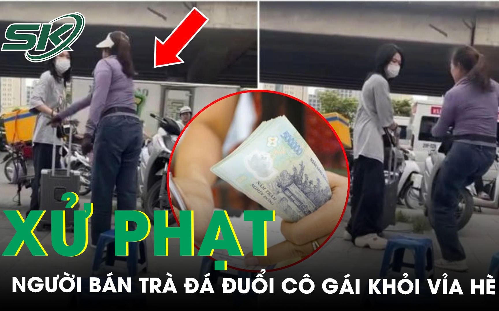 Xử phạt người bán trà đá đuổi cô gái khỏi vỉa hè vì ‘đứng vào chỗ bán hàng’