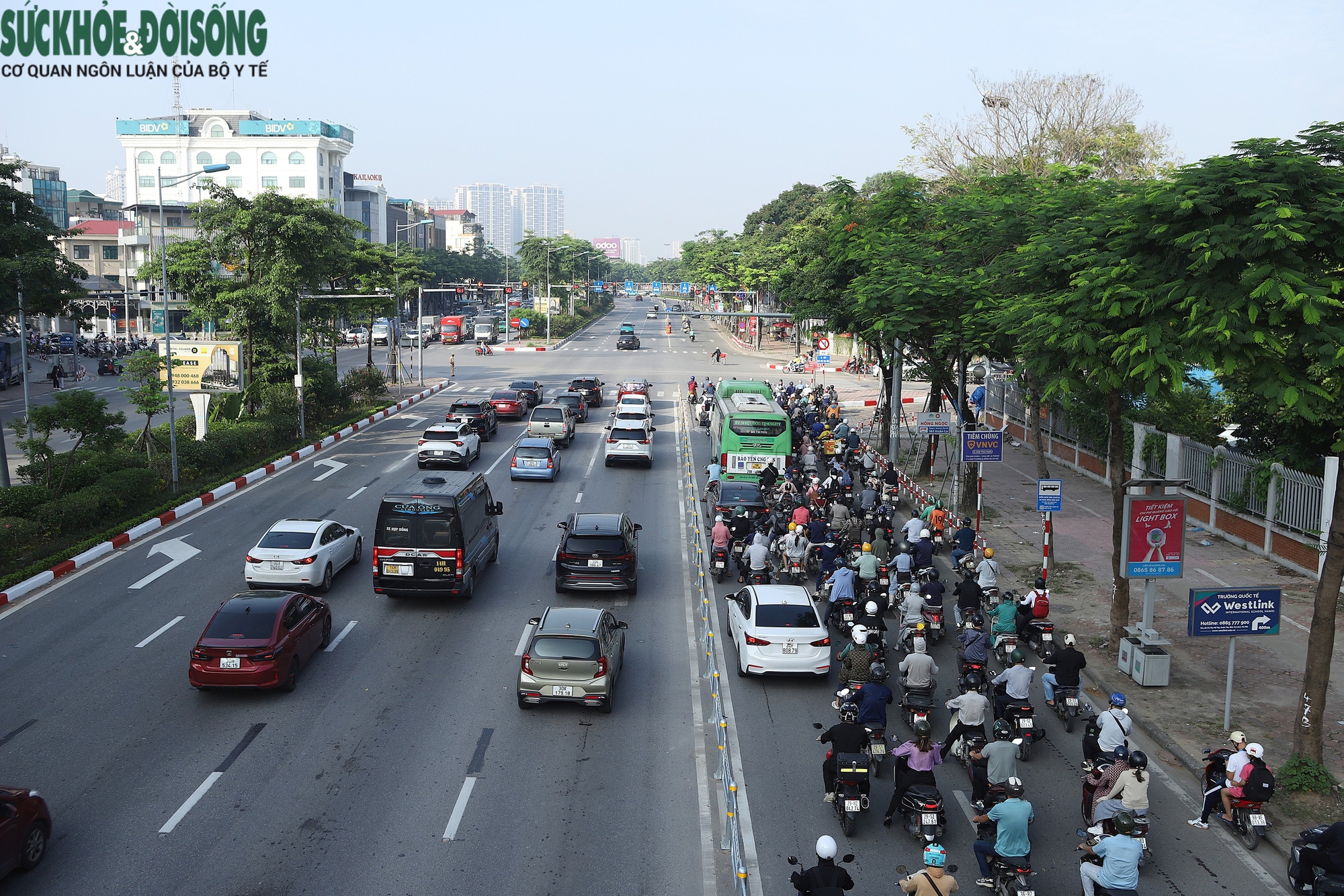 Xe máy 'lạc' làn phải đi lùi trên đường Võ Chí Công ngày đầu phân làn cứng- Ảnh 4. Xe máy 'lạc' làn phải đi lùi trên đường Võ Chí Công ngày đầu phân làn cứng- Ảnh 4.