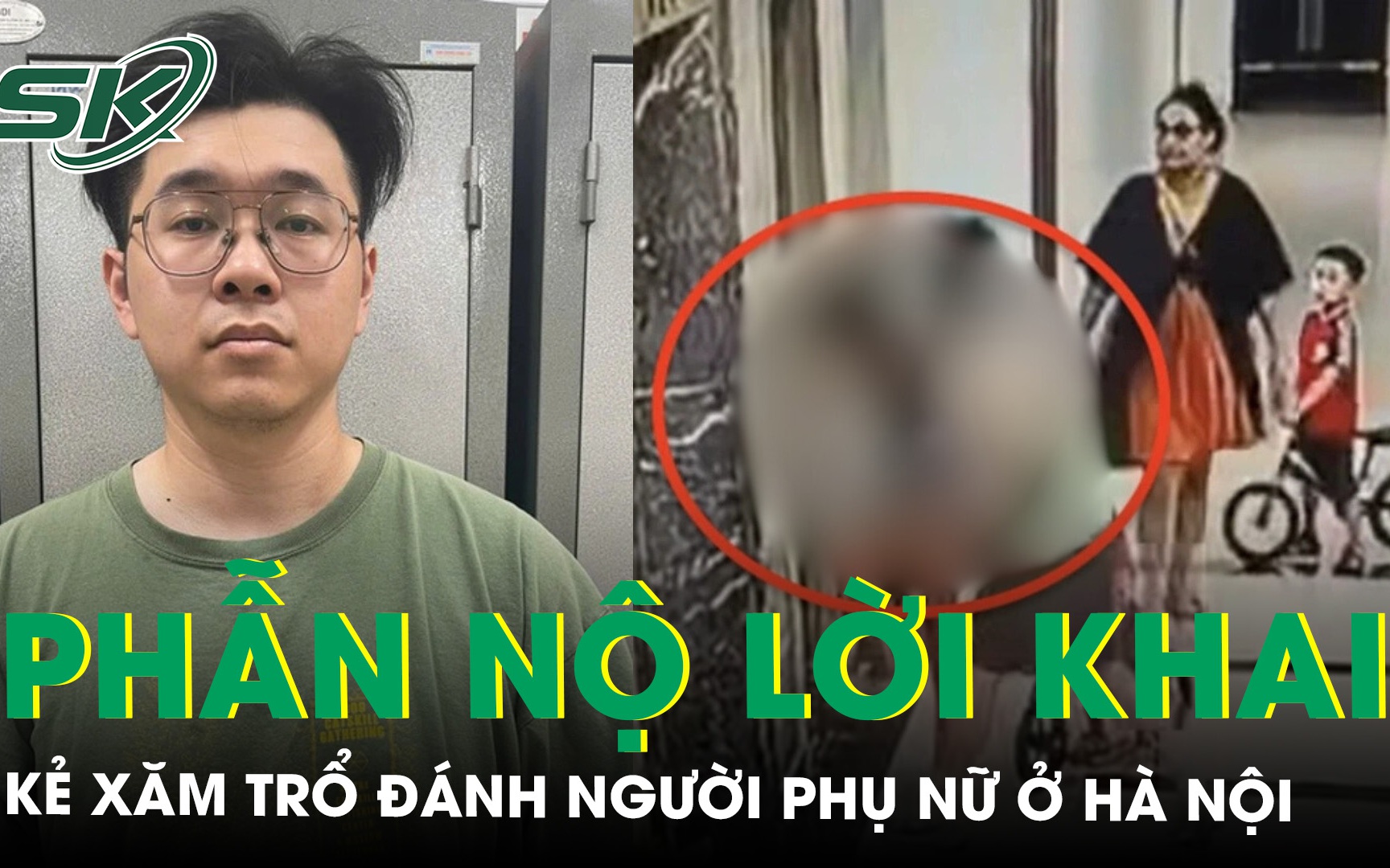 Phẫn nộ lời khai của gã xăm trổ đánh dã man một phụ nữ ở chung cư Hà Nội, hé lộ nguyên nhân mâu thuẫn
