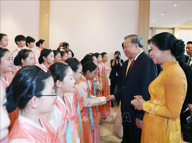 Lễ đón Tổng Bí thư Tô Lâm và Phu nhân thăm cấp Nhà nước Đại Hàn Dân Quốc- Ảnh 7.