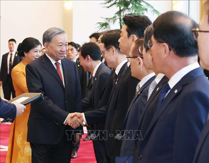 Lễ đón Tổng Bí thư Tô Lâm và Phu nhân thăm cấp Nhà nước Đại Hàn Dân Quốc- Ảnh 8.