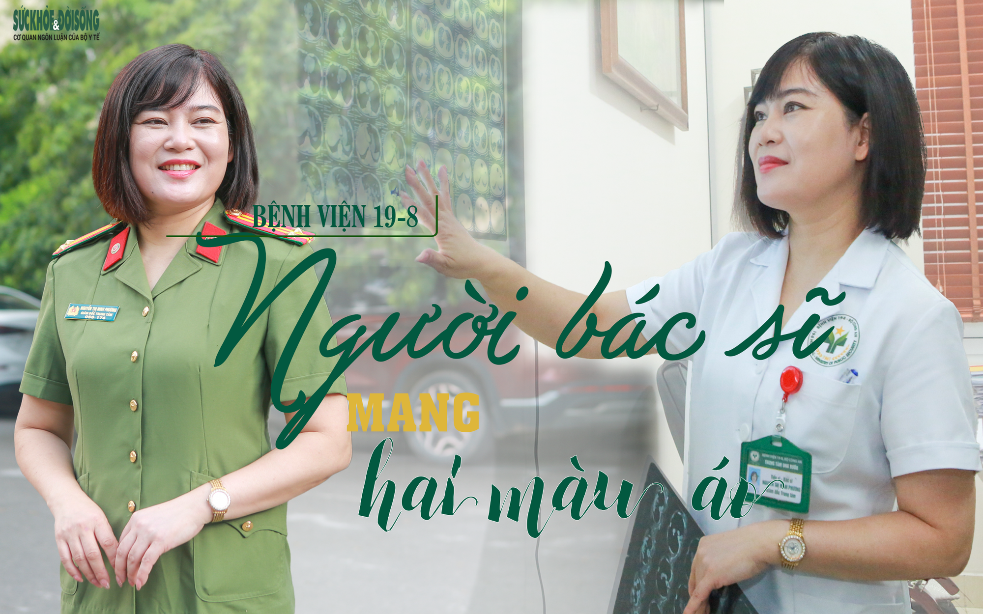 Người bác sĩ mang hai màu áo