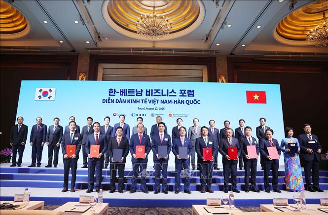 Tổng Bí thư Tô Lâm và Thủ tướng Hàn Quốc chứng kiến Lễ trao các thỏa thuận hợp tác- Ảnh 2. Tổng Bí thư Tô Lâm và Thủ tướng Hàn Quốc chứng kiến Lễ trao các thỏa thuận hợp tác- Ảnh 2.