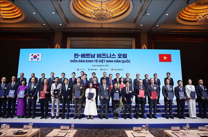 Tổng Bí thư Tô Lâm và Thủ tướng Hàn Quốc chứng kiến Lễ trao các thỏa thuận hợp tác- Ảnh 5. Tổng Bí thư Tô Lâm và Thủ tướng Hàn Quốc chứng kiến Lễ trao các thỏa thuận hợp tác- Ảnh 5.