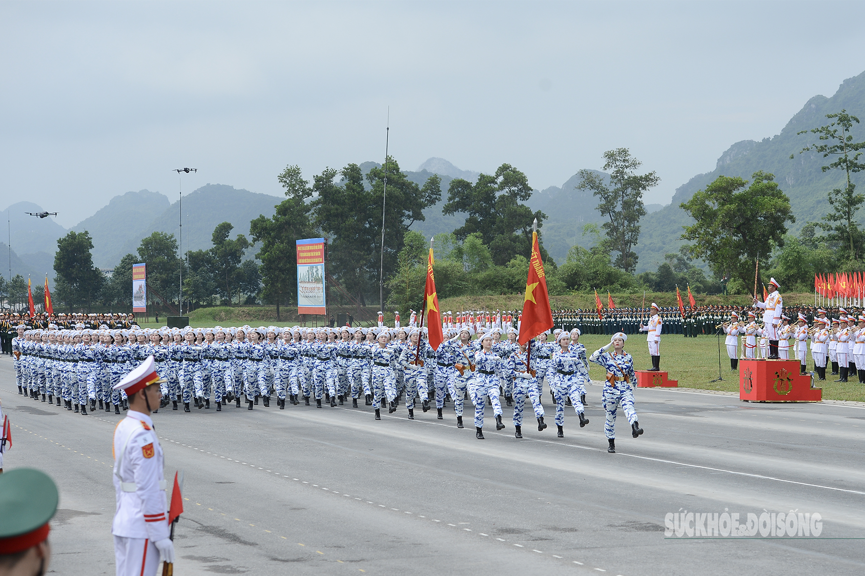 Tổng hợp luyện diễu binh, diễu hành lần 3: Sẵn sàng cho ngày hội lớn của non sông- Ảnh 4.