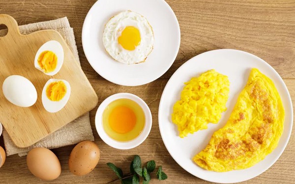 5 cách chế biến trứng tốt nhất cho sức khỏe