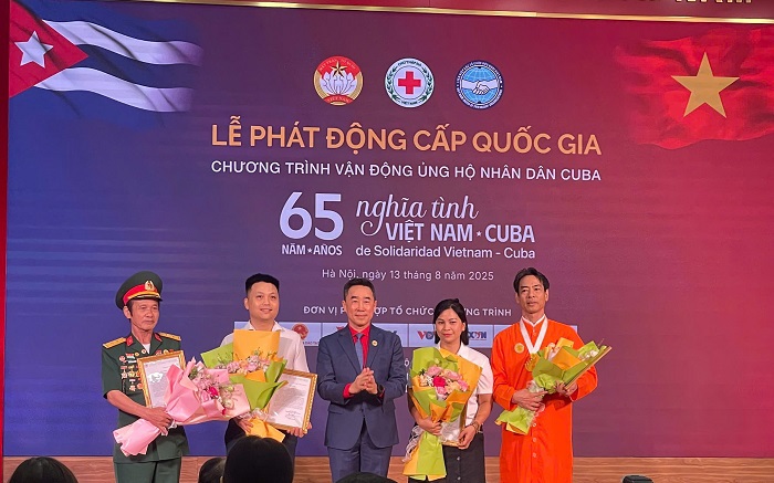Phát động cấp quốc gia Chương trình ủng hộ '65 năm nghĩa tình Việt Nam - Cuba'