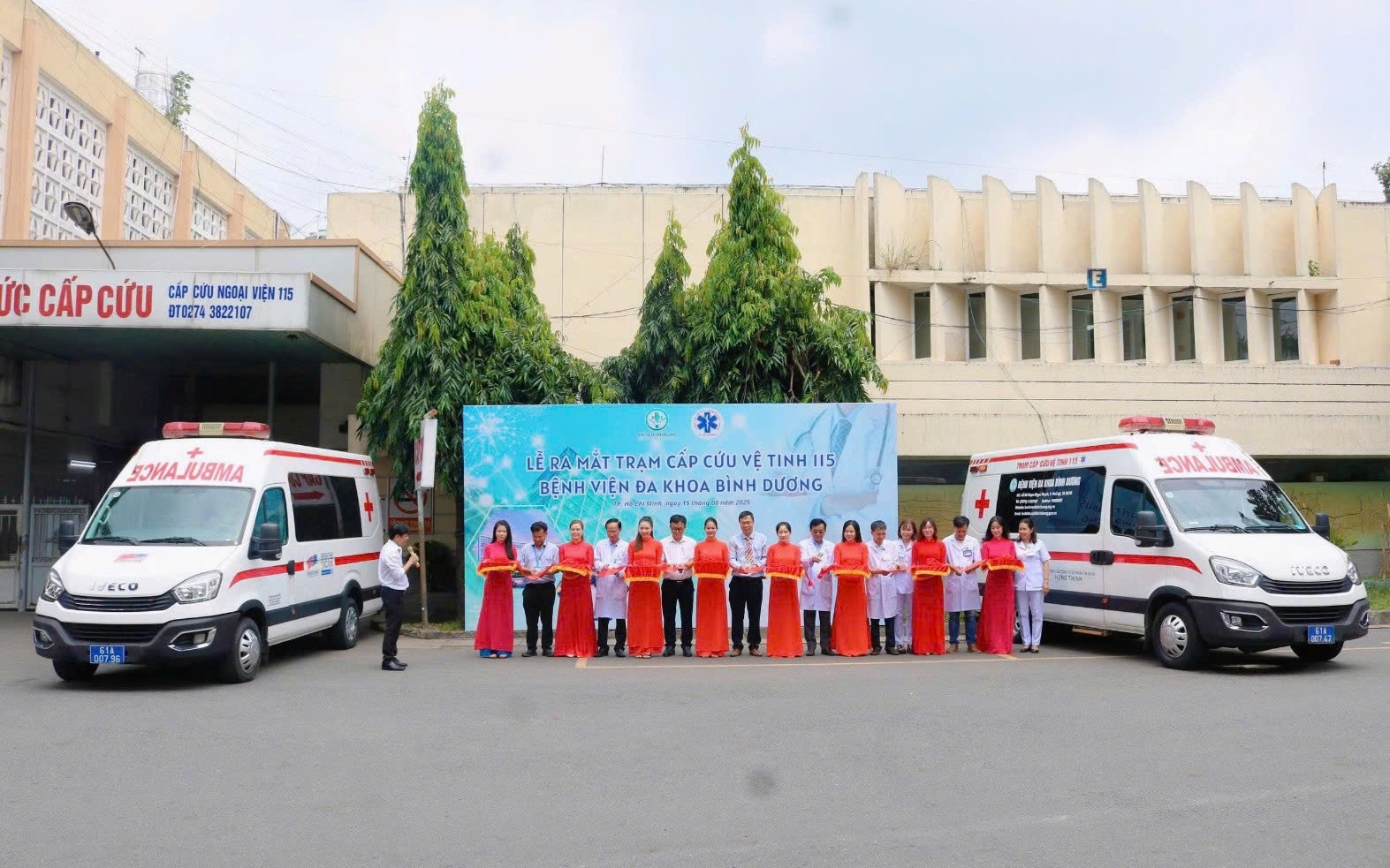 TPHCM ra mắt 2 trạm cấp cứu vệ tinh 115 tại Bình Dương, tăng khả năng tiếp cận y tế khẩn cấp