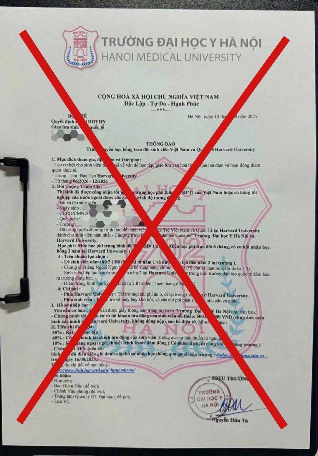 Loạt trường đại học cảnh báo chiêu lừa đảo trúng tuyển, nhận học bổng- Ảnh 1.