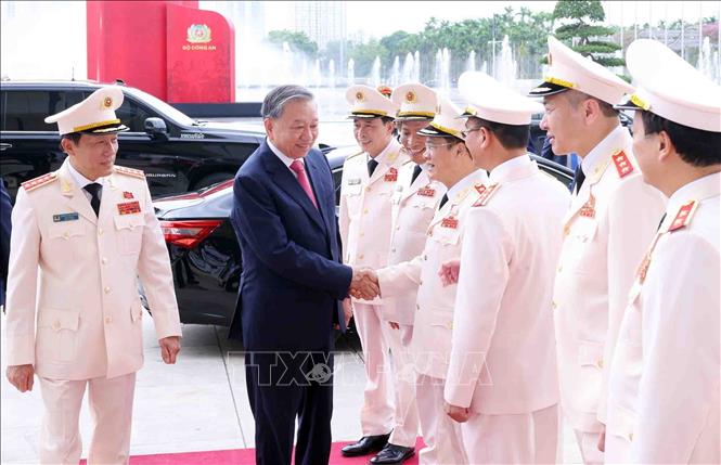 Tổng Bí thư Tô Lâm dự Lễ kỷ niệm 80 năm Ngày truyền thống Công an nhân dân- Ảnh 1.