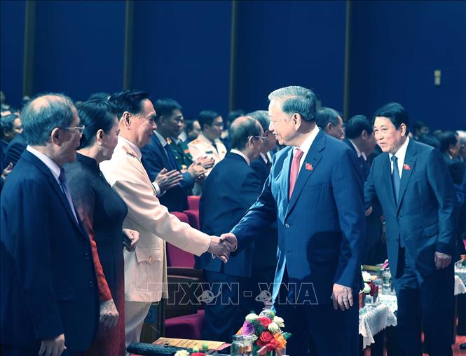 Tổng Bí thư Tô Lâm dự Lễ kỷ niệm 80 năm Ngày truyền thống Công an nhân dân- Ảnh 4.