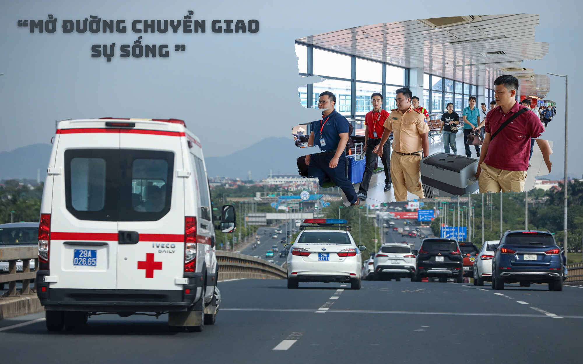 Chuyện về những CSGT mở đường trong cuộc đua &quot;hồi sinh sự sống&quot;
