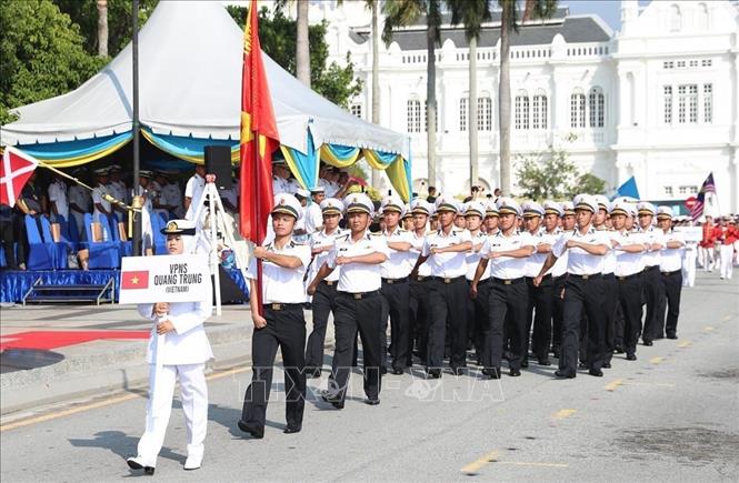Đoàn Hải quân Nhân dân Việt Nam tham gia diễu binh hữu nghị tại Malaysia- Ảnh 1. Đoàn Hải quân Nhân dân Việt Nam tham gia diễu binh hữu nghị tại Malaysia- Ảnh 1.