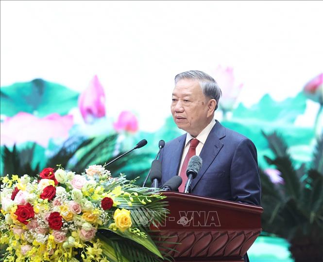Tổng Bí thư Tô Lâm: Kế thừa thành quả, phát triển những giá trị, tiếp tục đổi mới sáng tạo đáp ứng yêu cầu của thời đại- Ảnh 2.