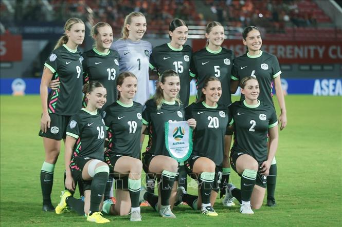 U23 nữ Australia vượt qua Myanmar, lần đầu vô địch AFF Cup nữ 2025- Ảnh 1. U23 nữ Australia vượt qua Myanmar, lần đầu vô địch AFF Cup nữ 2025- Ảnh 1.