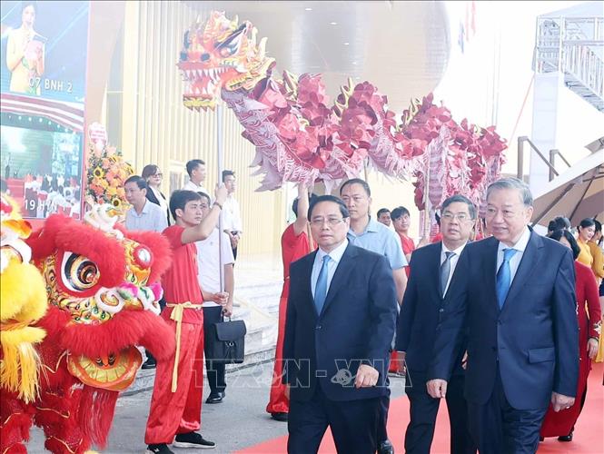 Tổng Bí thư và Thủ tướng dự Lễ khánh thành, khởi công các dự án, công trình chào mừng 80 năm Quốc khánh 2/9- Ảnh 3.