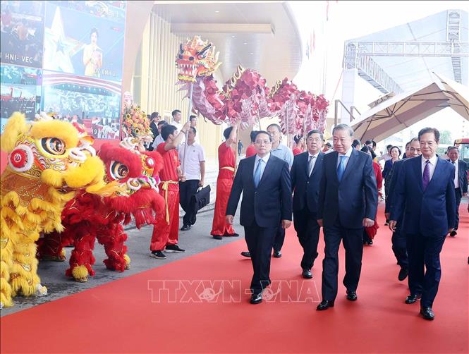 Tổng Bí thư và Thủ tướng dự Lễ khánh thành, khởi công các dự án, công trình chào mừng 80 năm Quốc khánh 2/9- Ảnh 4.