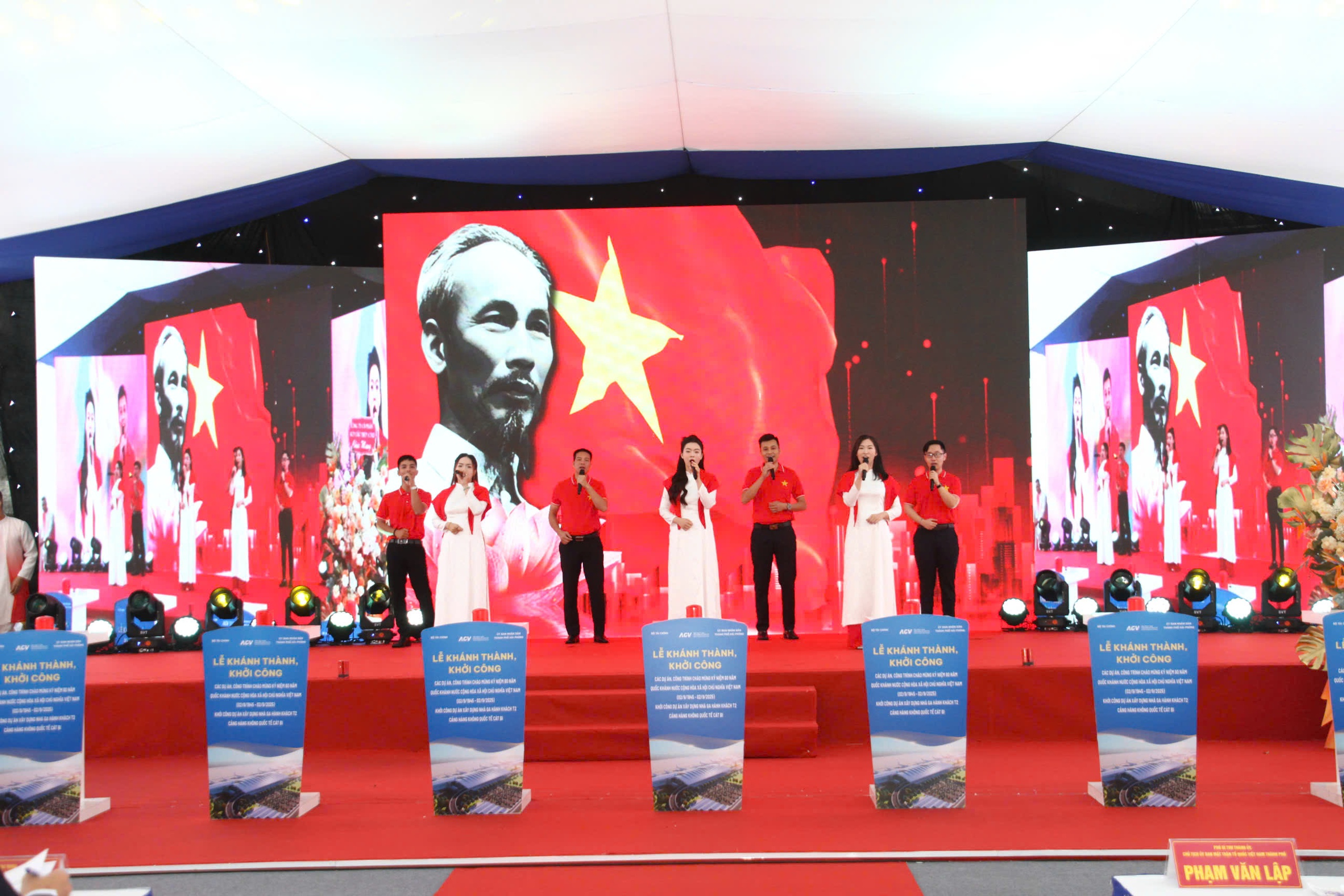 Hải Phòng khởi công, khánh thành 9 công trình chào mừng kỷ niệm 80 năm Cách mạng Tháng Tám và Quốc khánh 2/9- Ảnh 3.