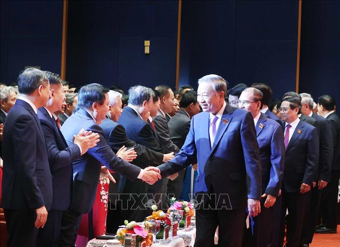 Tổng Bí thư Tô Lâm dự Lễ kỷ niệm 80 năm thành lập Chính phủ- Ảnh 6.