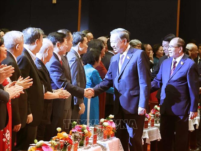 Tổng Bí thư Tô Lâm dự Lễ kỷ niệm 80 năm thành lập Chính phủ- Ảnh 7.