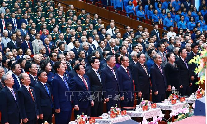 Tổng Bí thư Tô Lâm dự Lễ kỷ niệm 80 năm thành lập Chính phủ- Ảnh 9.
