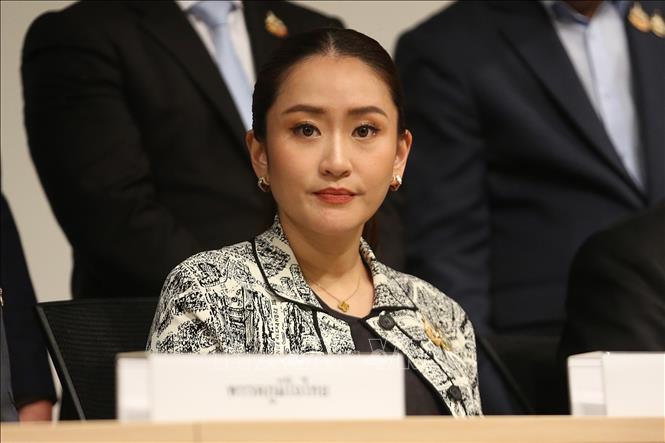 Thủ tướng Thái Lan bị đình chỉ Paetongtarn Shinawatra ra hầu tòa- Ảnh 1. Thủ tướng Thái Lan bị đình chỉ Paetongtarn Shinawatra ra hầu tòa- Ảnh 1.