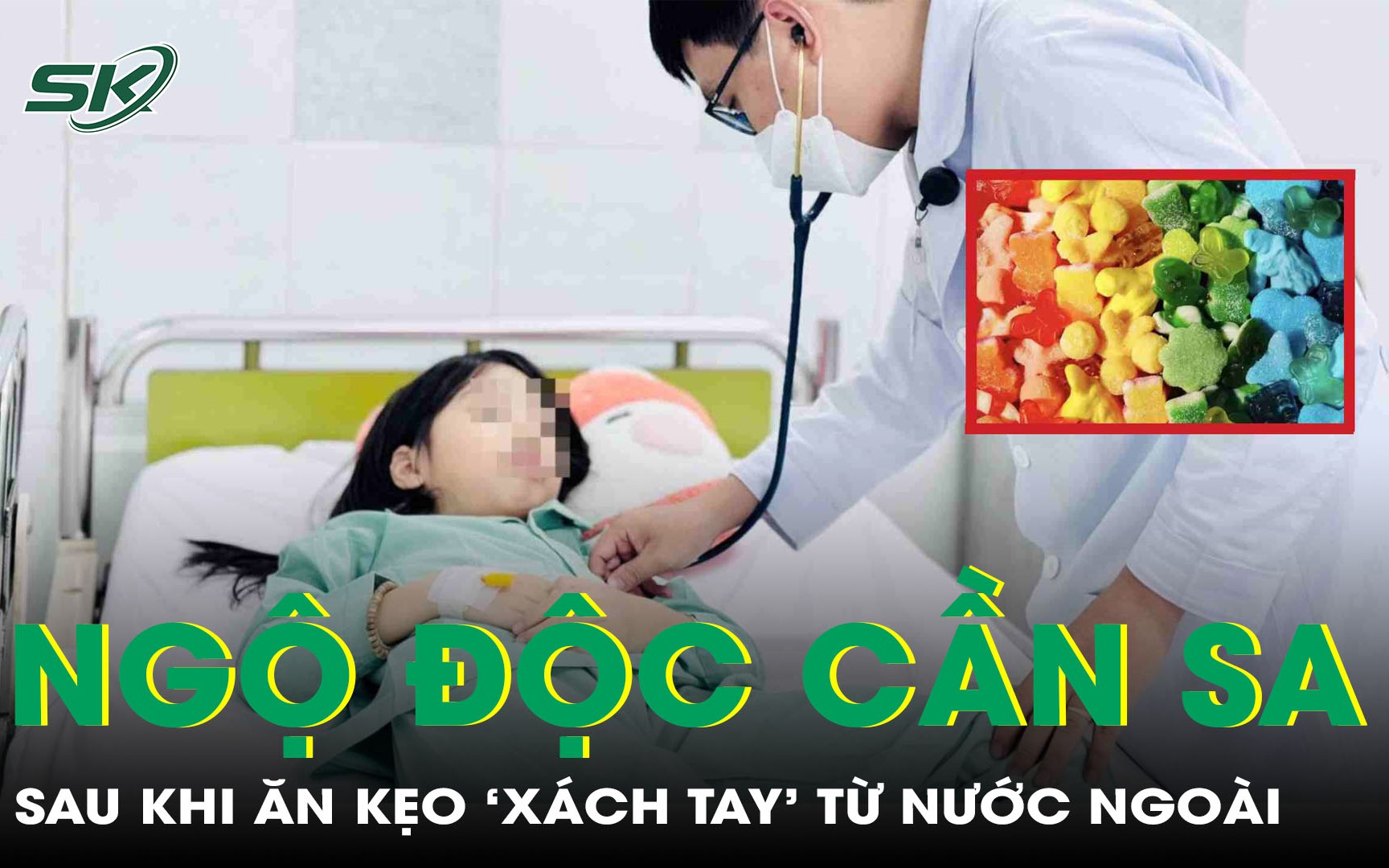 Hai chị em bị ngộ độc cần sa sau khi ăn kẹo 