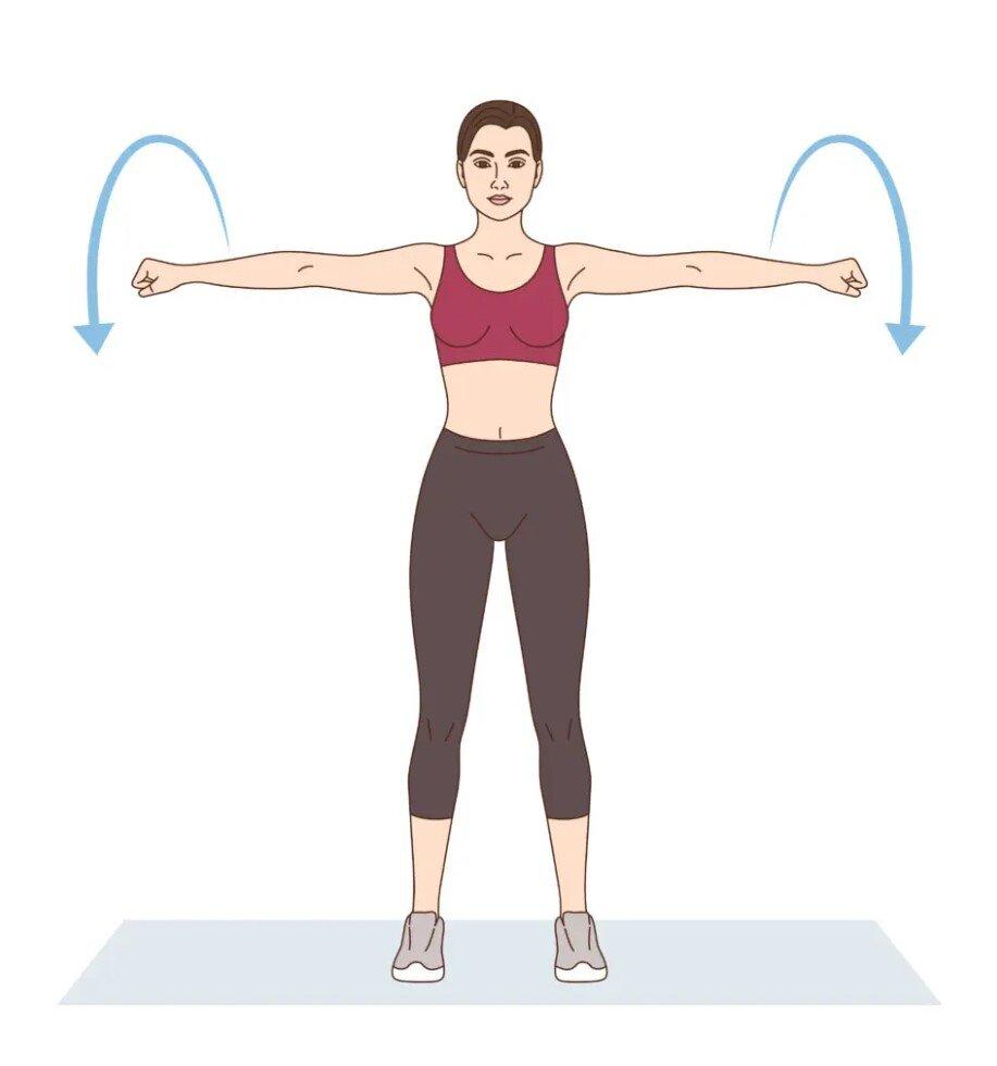 Bài tập giúp phái đẹp có bờ vai thon gọn - Ảnh 4. Bài tập giúp phái đẹp có bờ vai thon gọn - Ảnh 4.