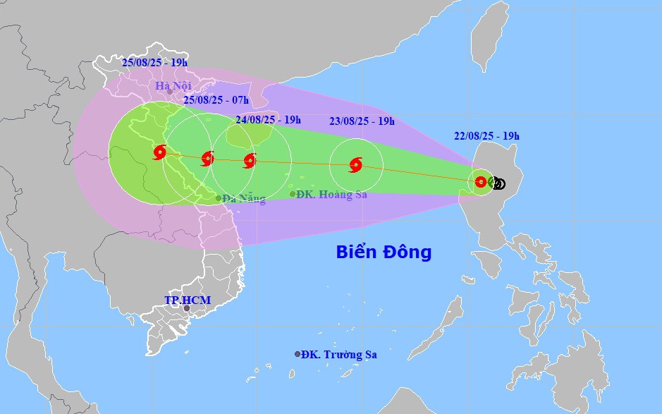 Dự báo đến 25/8, bão số 5 di chuyển vào đất liền, Thủ tướng chỉ đạo khẩn nhiều biện pháp ứng phó