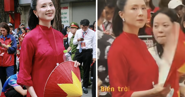 Hồng Diễm gây chú ý trong ngày hợp luyện diễu hành A80
