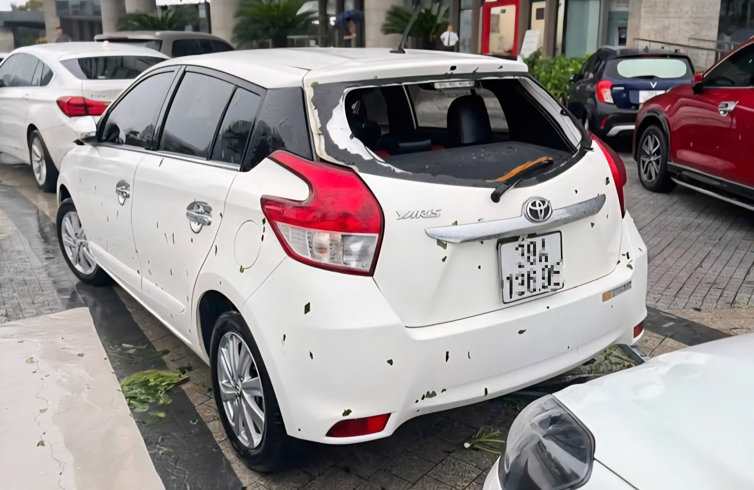 Đường phố Hà Tĩnh ngổn ngang sau bão số 5- Ảnh 9.