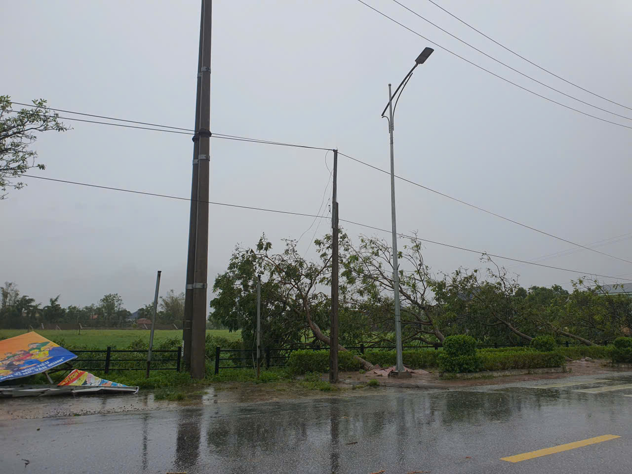 Bão số 5 tàn phá Hà Tĩnh tan hoang- Ảnh 4.