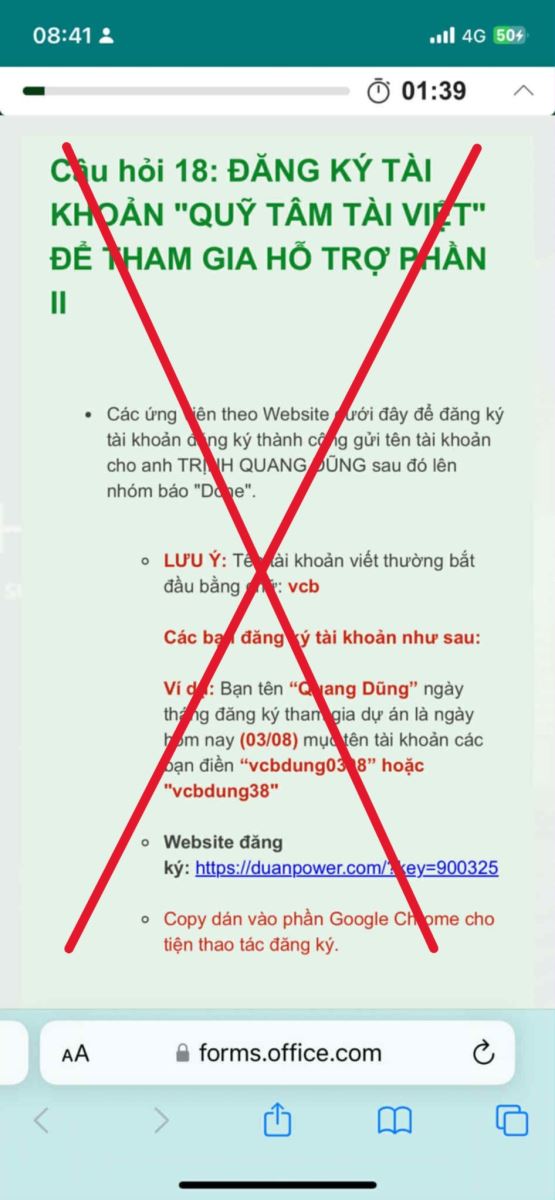 Mạo danh ngân hàng lớn để tuyển dụng dự án an sinh xã hội- Ảnh 2.