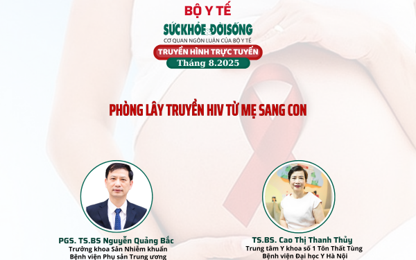 Truyền hình trực tuyến: Phòng lây truyền HIV từ mẹ sang con