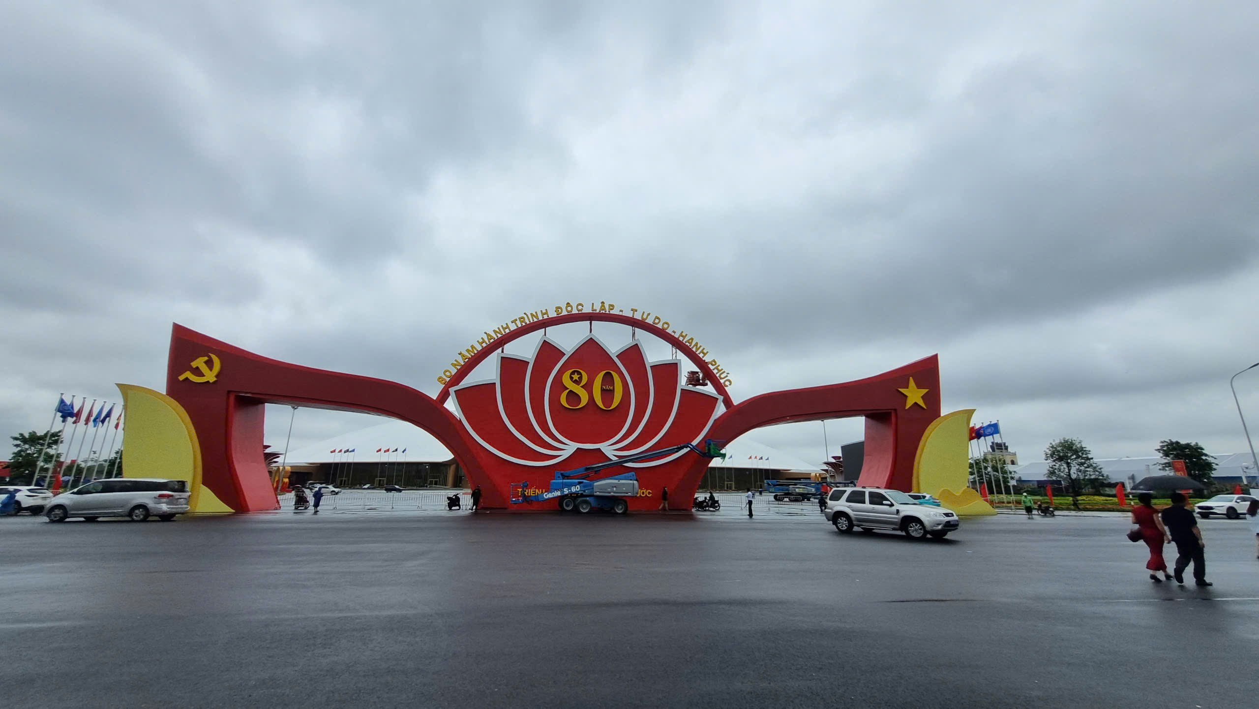 Triển lãm thành tựu đất nước đã hoàn thiện, sẵn sàng cho ngày khai mạc- Ảnh 3. Triển lãm thành tựu đất nước đã hoàn thiện, sẵn sàng cho ngày khai mạc- Ảnh 3.