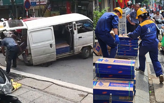 Rãnh thoát nước trên đường Phan Đình Phùng ‘bẫy’ người đi đường?- Ảnh 6.