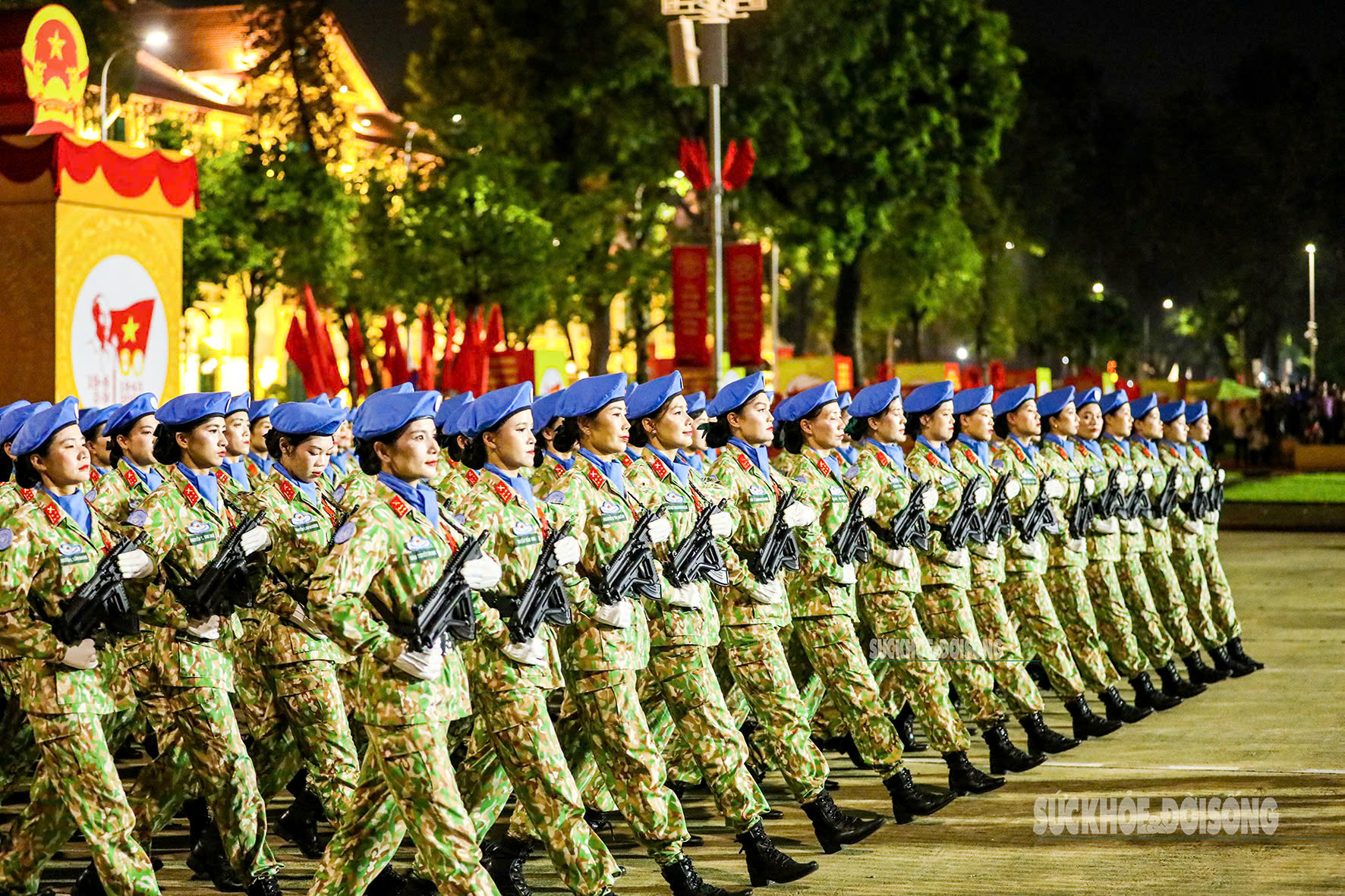 Ngắm các khối nữ chiến sĩ trước ngày tổng duyệt diễu binh, diễu hành- Ảnh 4. Ngắm các khối nữ chiến sĩ trước ngày tổng duyệt diễu binh, diễu hành- Ảnh 4.