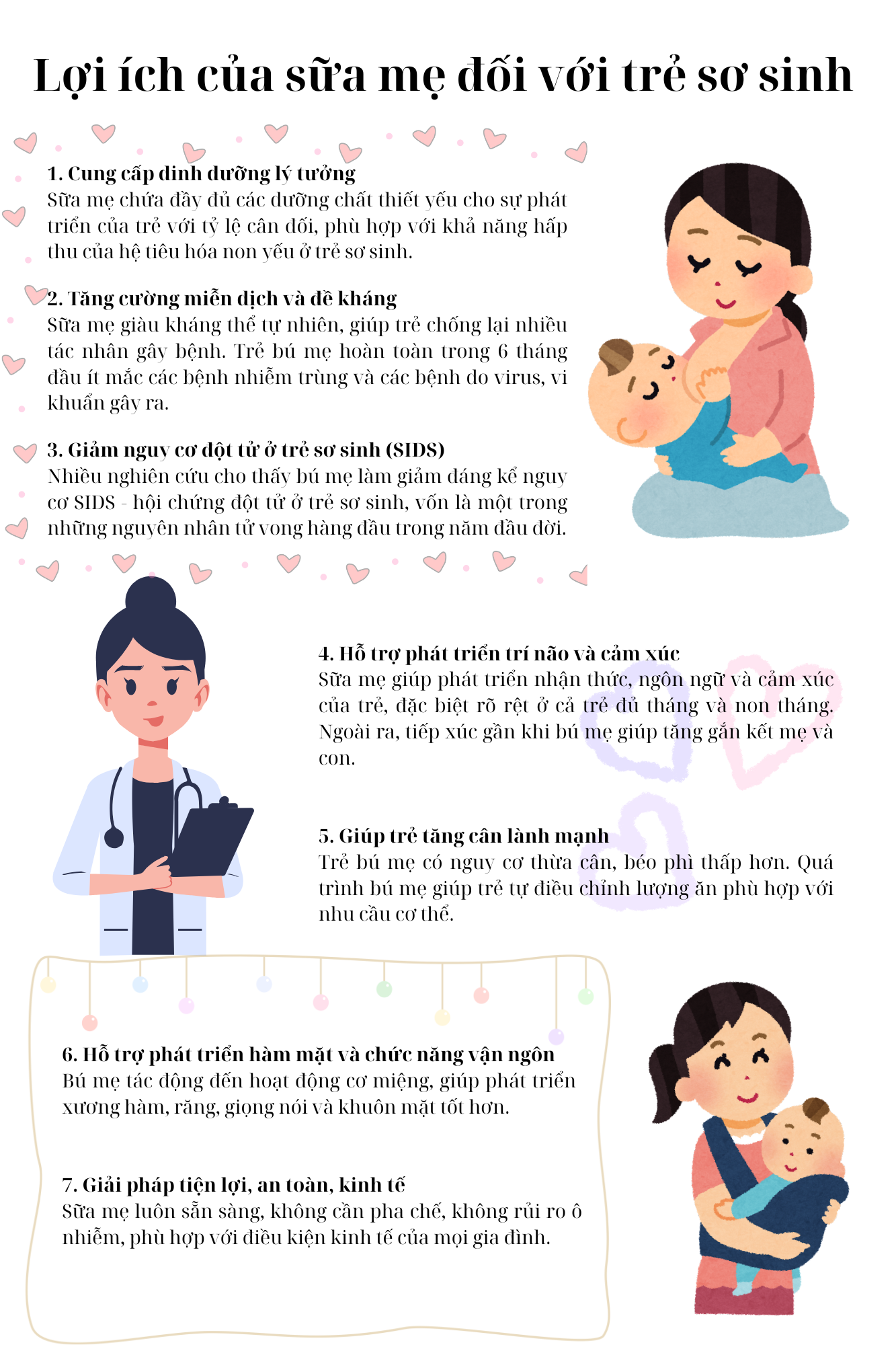 [Infographic] Lợi ích của sữa mẹ đối với trẻ sơ sinh- Ảnh 2.