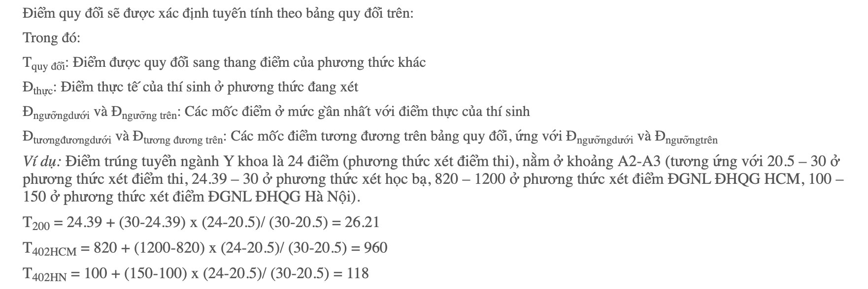 Giải mã quy tắc quy đổi điểm vào các trường đại học Y Dược năm 2025- Ảnh 5.