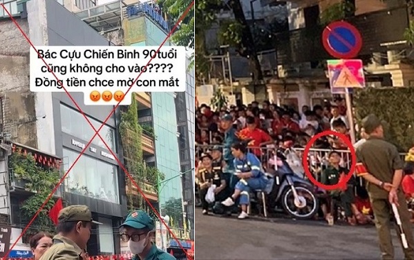 Xử lý nam thanh niên tung tin sai sự thật 'cựu chiến binh 90 tuổi không được xem diễu binh'- Ảnh 1. Xử lý nam thanh niên tung tin sai sự thật 'cựu chiến binh 90 tuổi không được xem diễu binh'- Ảnh 1.