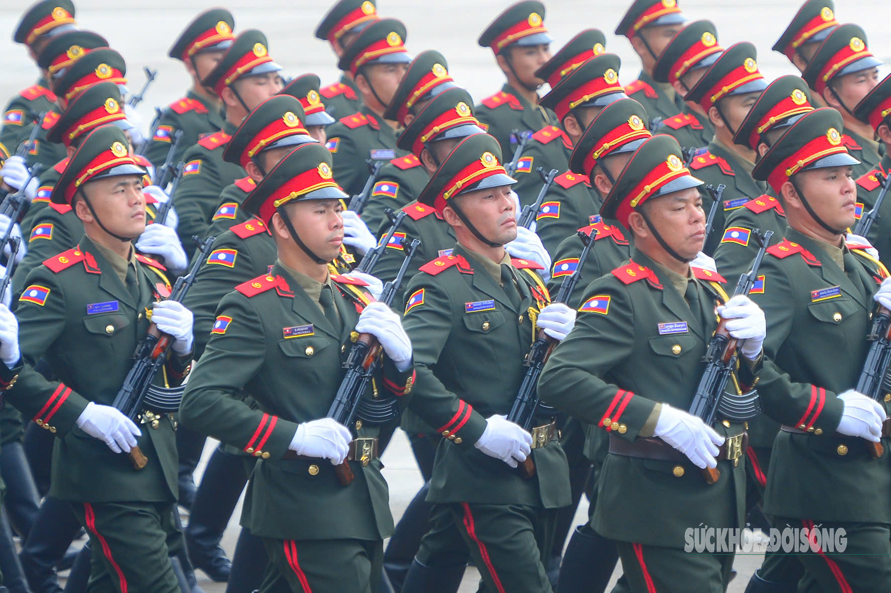Ngắm trọn 4 khối quân đội Trung Quốc, Nga, Lào, Campuchia tham gia diễu binh, diễu hành- Ảnh 8. Ngắm trọn 4 khối quân đội Trung Quốc, Nga, Lào, Campuchia tham gia diễu binh, diễu hành- Ảnh 8.