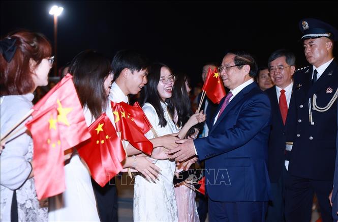 Thủ tướng Phạm Minh Chính tới Thiên Tân, bắt đầu chuyến công tác dự Hội nghị thượng đỉnh SCO 2025- Ảnh 3. Thủ tướng Phạm Minh Chính tới Thiên Tân, bắt đầu chuyến công tác dự Hội nghị thượng đỉnh SCO 2025- Ảnh 3.