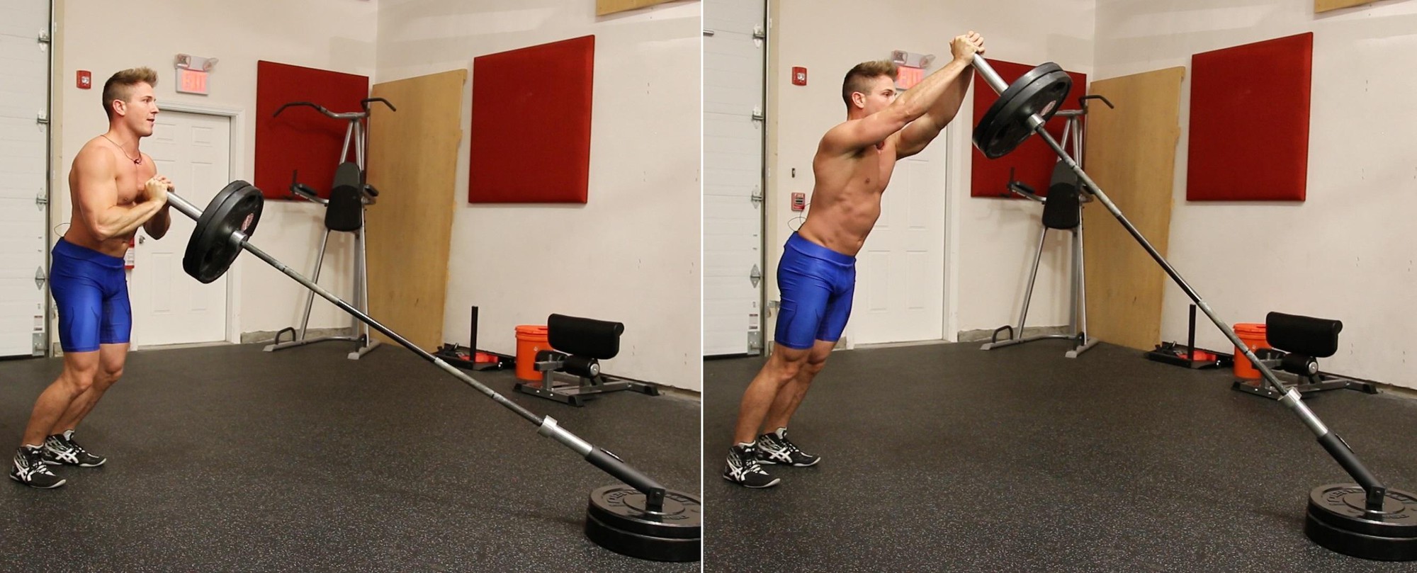 5 bài tập ngực giúp tăng cơ nhiều hơn chống đẩy sau 50 tuổi- Ảnh 7. How To: Landmine Chest Press | Muscular Strength