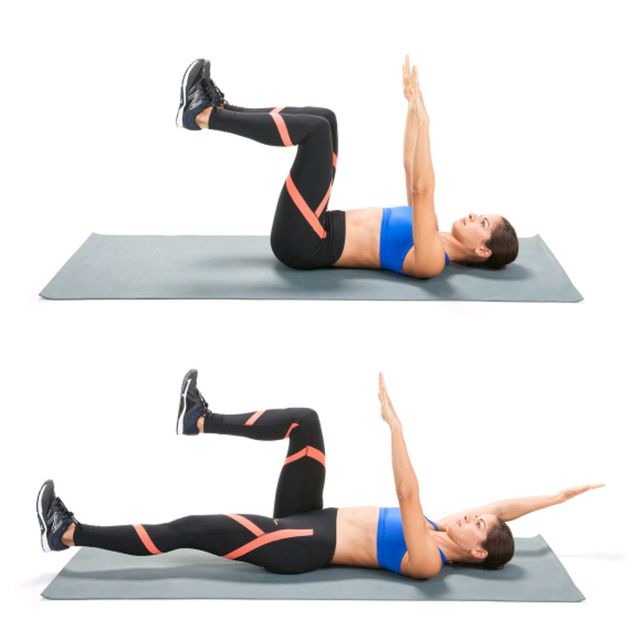 4 bài tập giúp tăng cơ bụng sau tuổi 40- Ảnh 2. Dead Bug by Shana Martin - Exercise How-to - Skimble