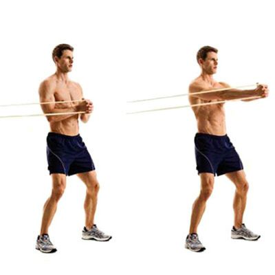 4 bài tập giúp tăng cơ bụng sau tuổi 40- Ảnh 5. Pallof Press by Brittany D. - Exercise How-to - Skimble