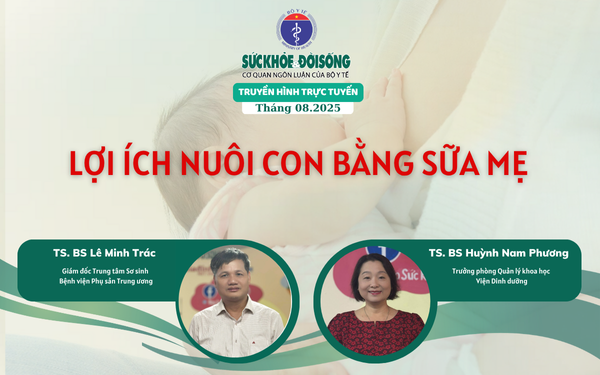 Truyền hình trực tuyến: Lợi ích nuôi con bằng sữa mẹ