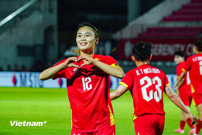 AFF Cup nữ 2025: Đội tuyển Việt Nam sớm giành vé bán kết?- Ảnh 2. AFF Cup nữ 2025: Đội tuyển Việt Nam sớm giành vé bán kết?- Ảnh 2.