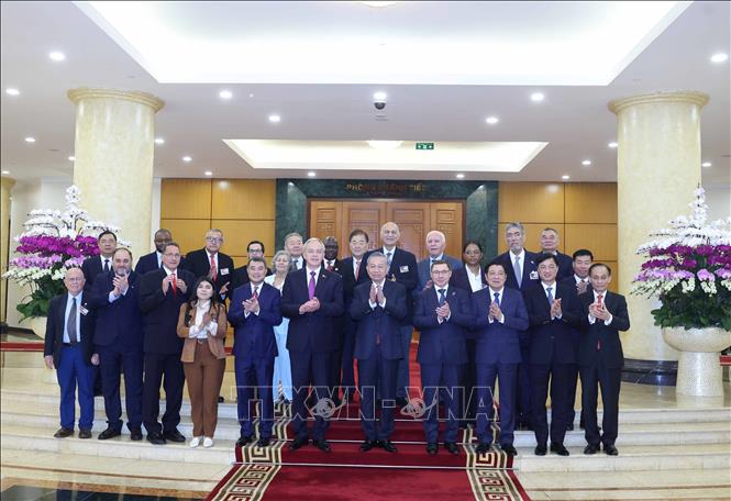 Tổng Bí thư tiếp Trưởng đoàn chính đảng các nước dự Lễ kỷ niệm 80 năm Quốc khánh 2/9- Ảnh 5. Tổng Bí thư tiếp Trưởng đoàn chính đảng các nước dự Lễ kỷ niệm 80 năm Quốc khánh 2/9- Ảnh 5.